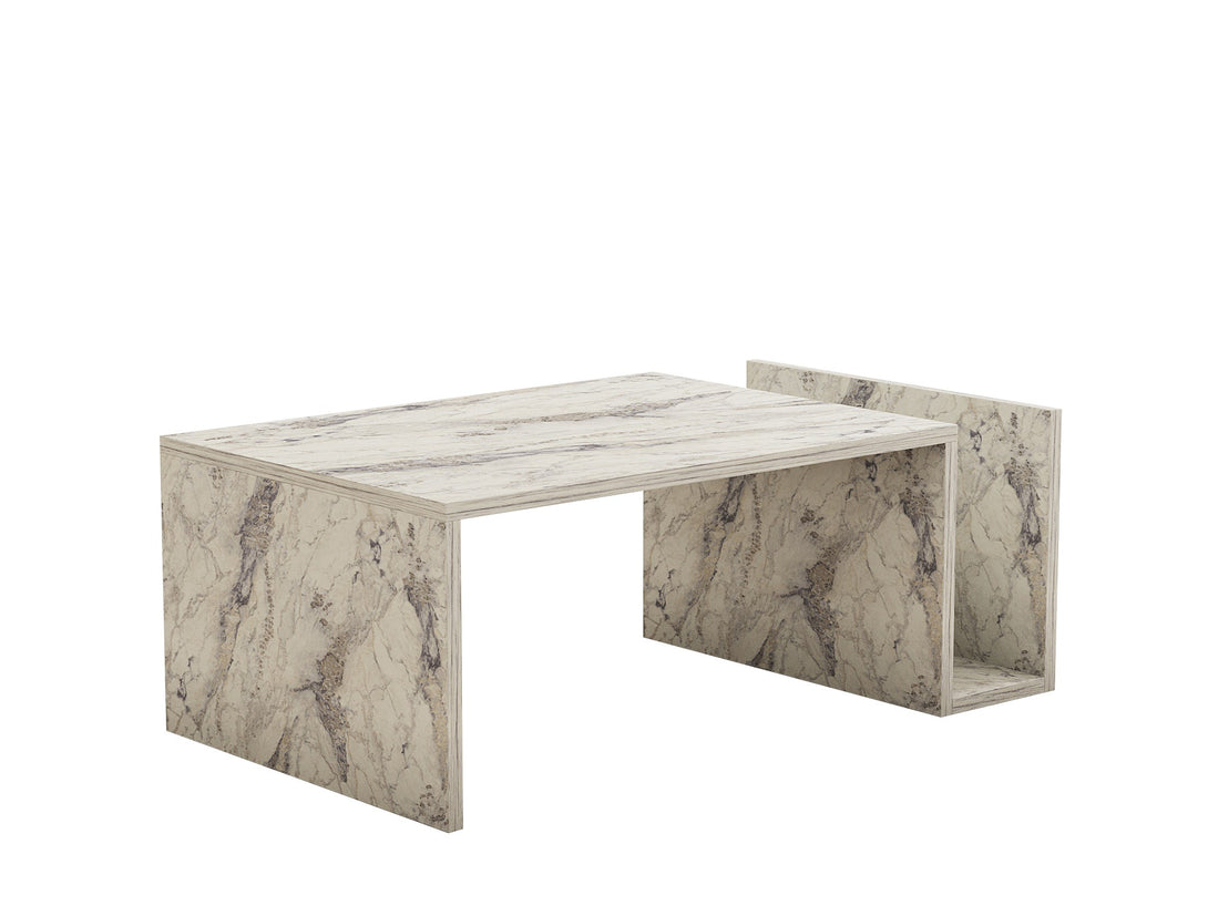 Konferenčný stôl Memo - Freesia Marble-Vashome.sk
