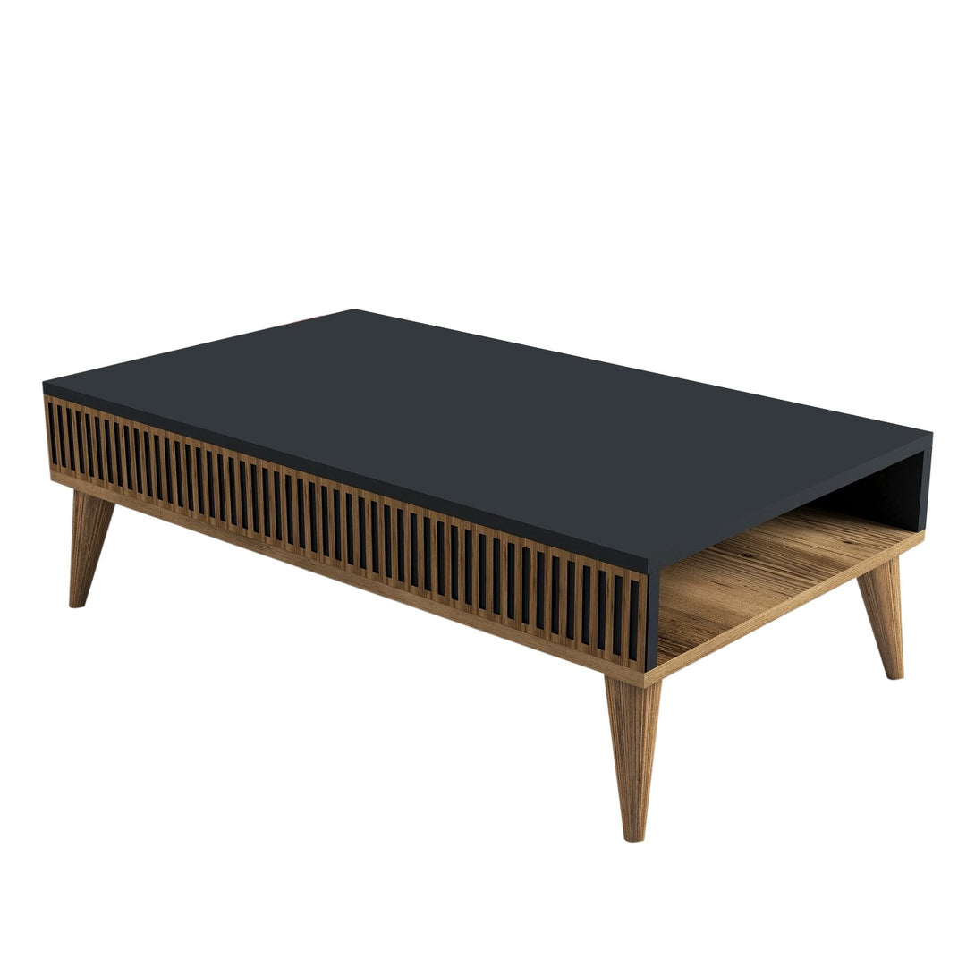 Konferenčný stôl Milan - Walnut, Anthracite-Vashome.sk
