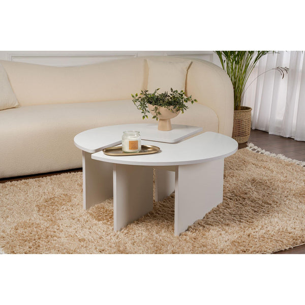 Konferenčný stôl Moira - Natural White-Vashome.sk