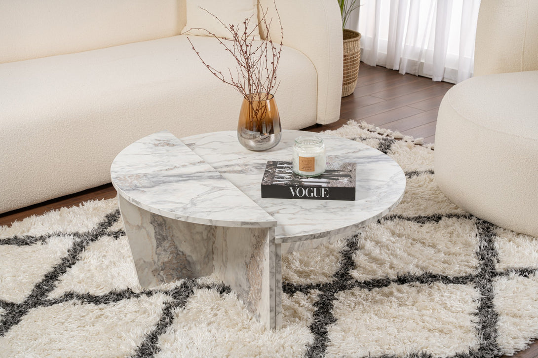 Konferenčný stôl Orion - Freesia Marble-Vashome.sk