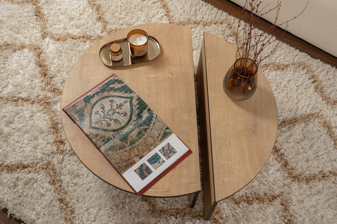 Konferenčný stôl Orion - Honey Oak, Black-Vashome.sk