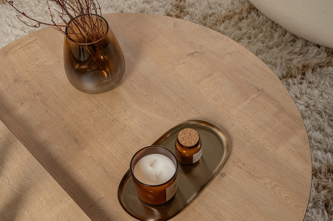 Konferenčný stôl Orion - Honey Oak, Black-Vashome.sk