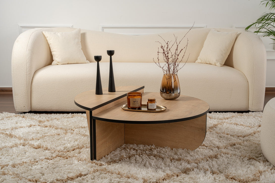 Konferenčný stôl Orion - Honey Oak, Black-Vashome.sk