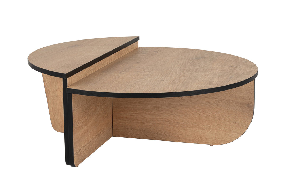 Konferenčný stôl Orion - Honey Oak, Black-Vashome.sk