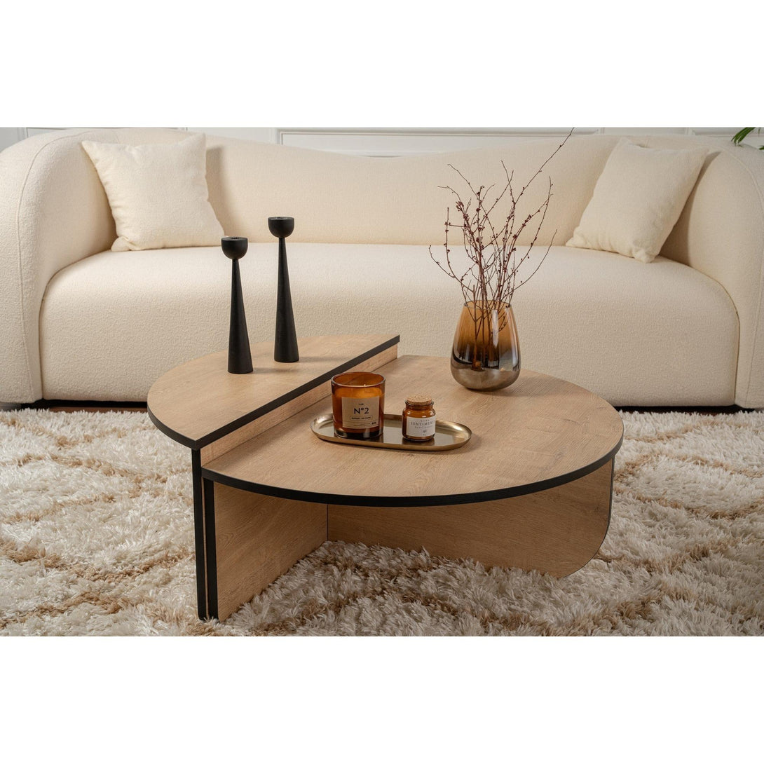Konferenčný stôl Orion - Honey Oak, Black-Vashome.sk