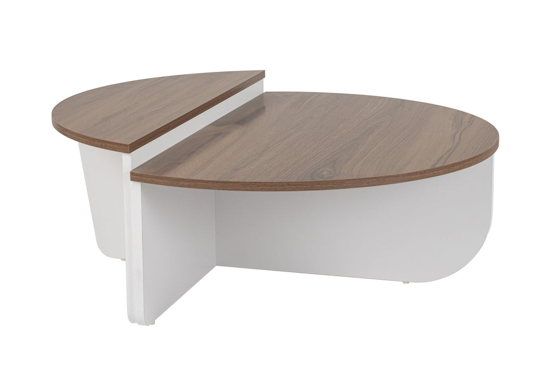 Konferenčný stôl Orion - Walnut, White-Vashome.sk