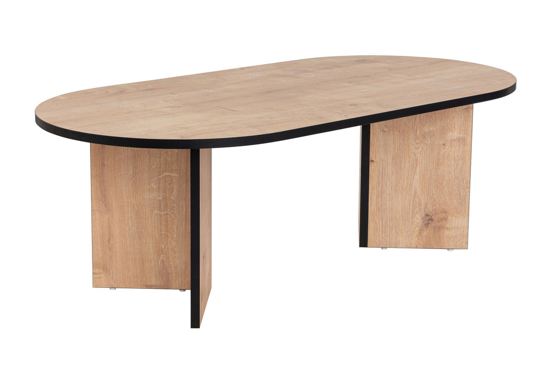 Konferenčný stôl Sable - Sapphire Oak, Black-Vashome.sk