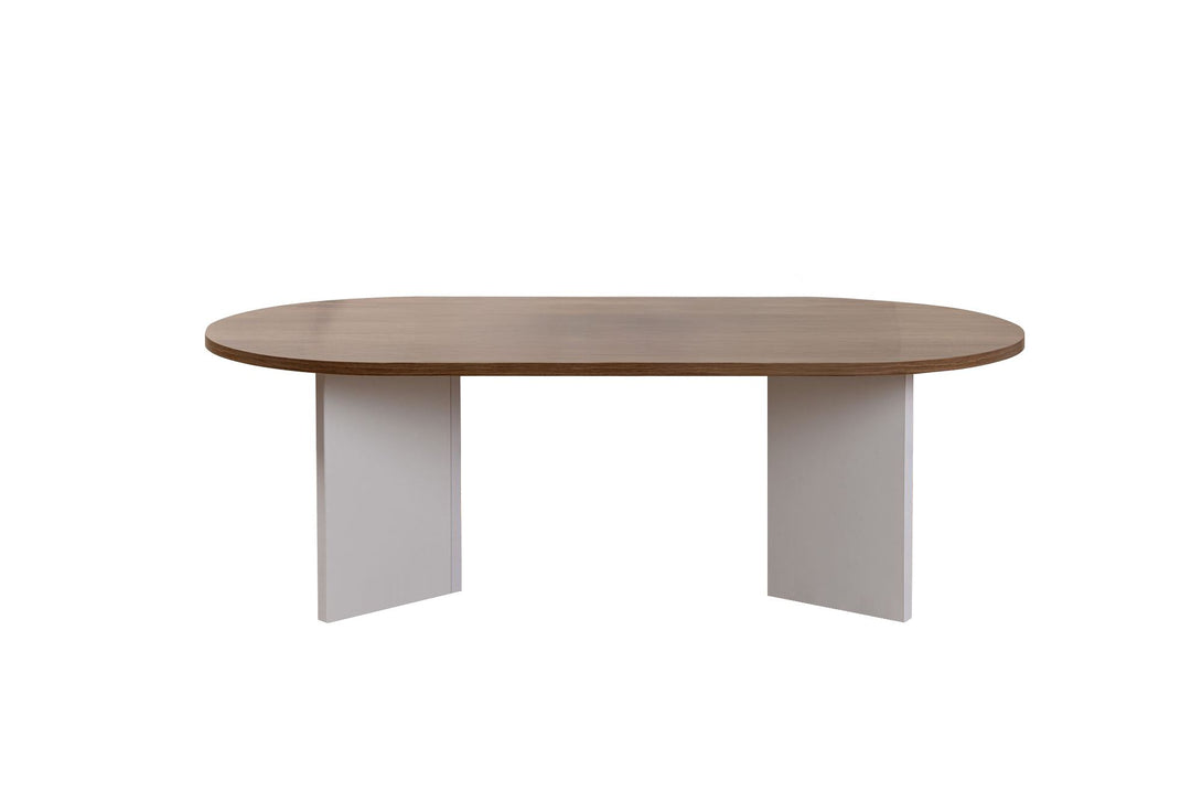 Konferenčný stôl Sable - Walnut, White-Vashome.sk