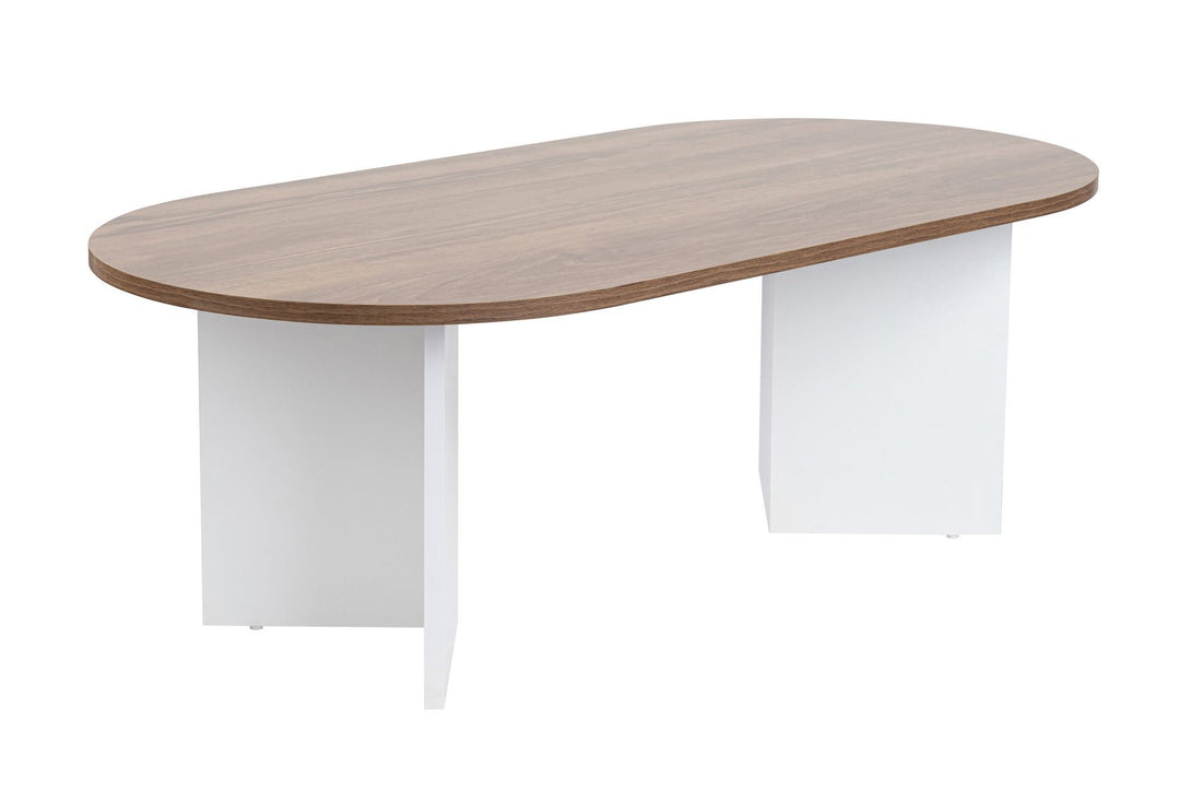 Konferenčný stôl Sable - Walnut, White-Vashome.sk