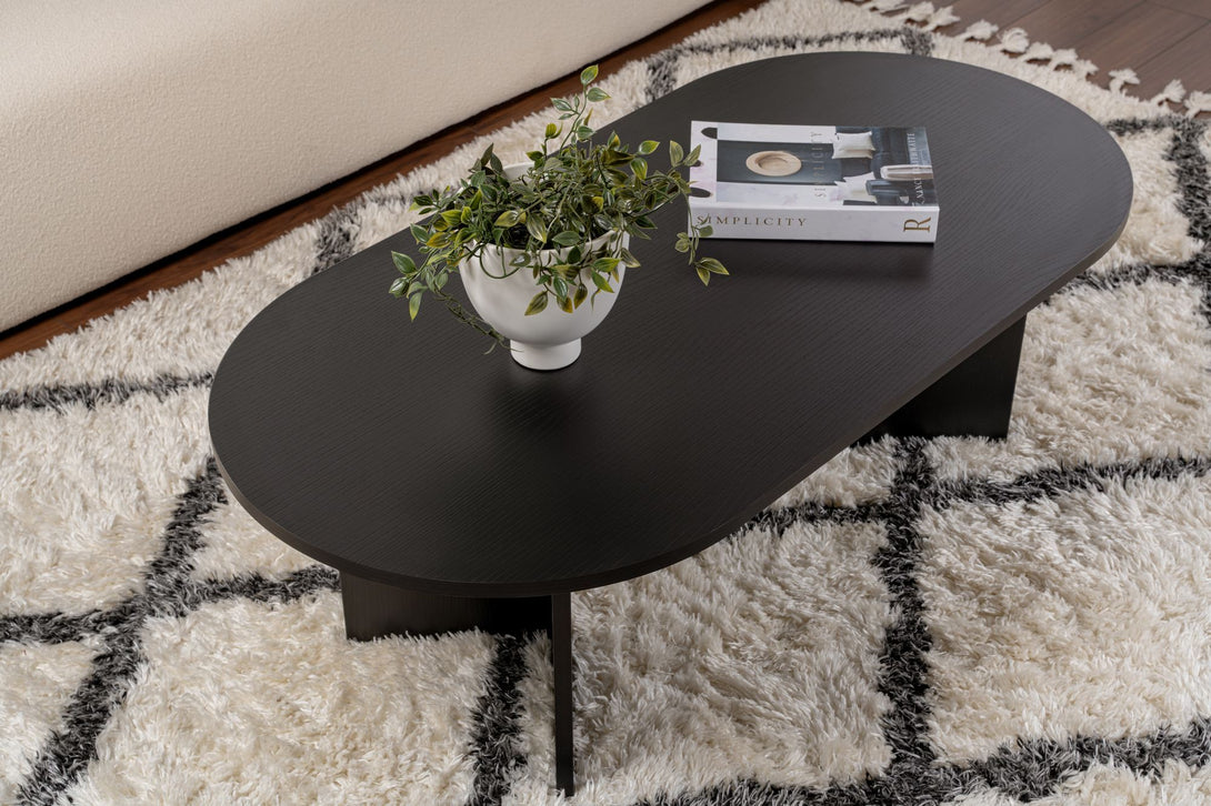 Konferenčný stôl Sable - Wood Black-Vashome.sk