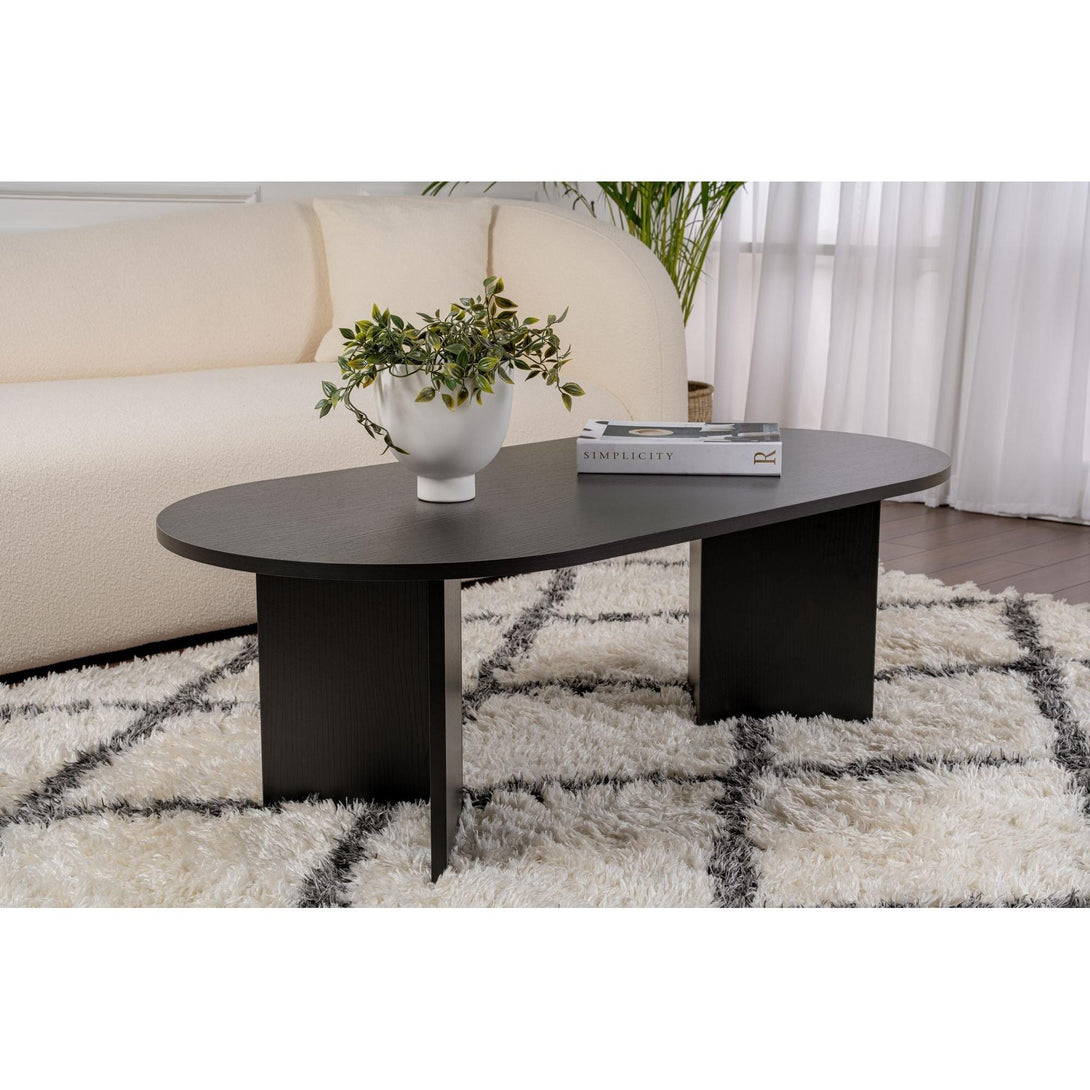 Konferenčný stôl Sable - Wood Black-Vashome.sk
