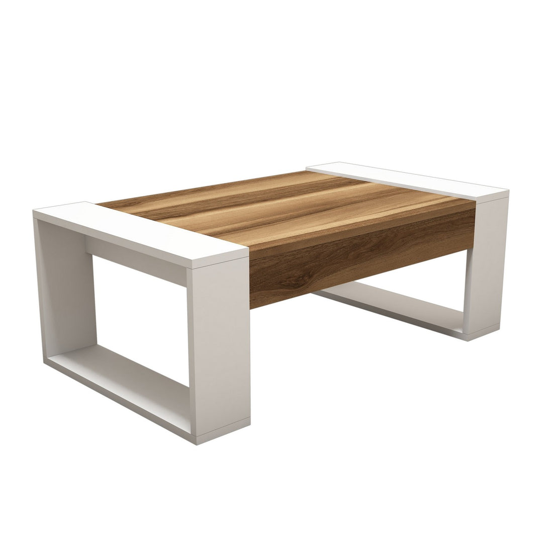 Konferenčný stôl Venüs - Walnut, White-Vashome.sk