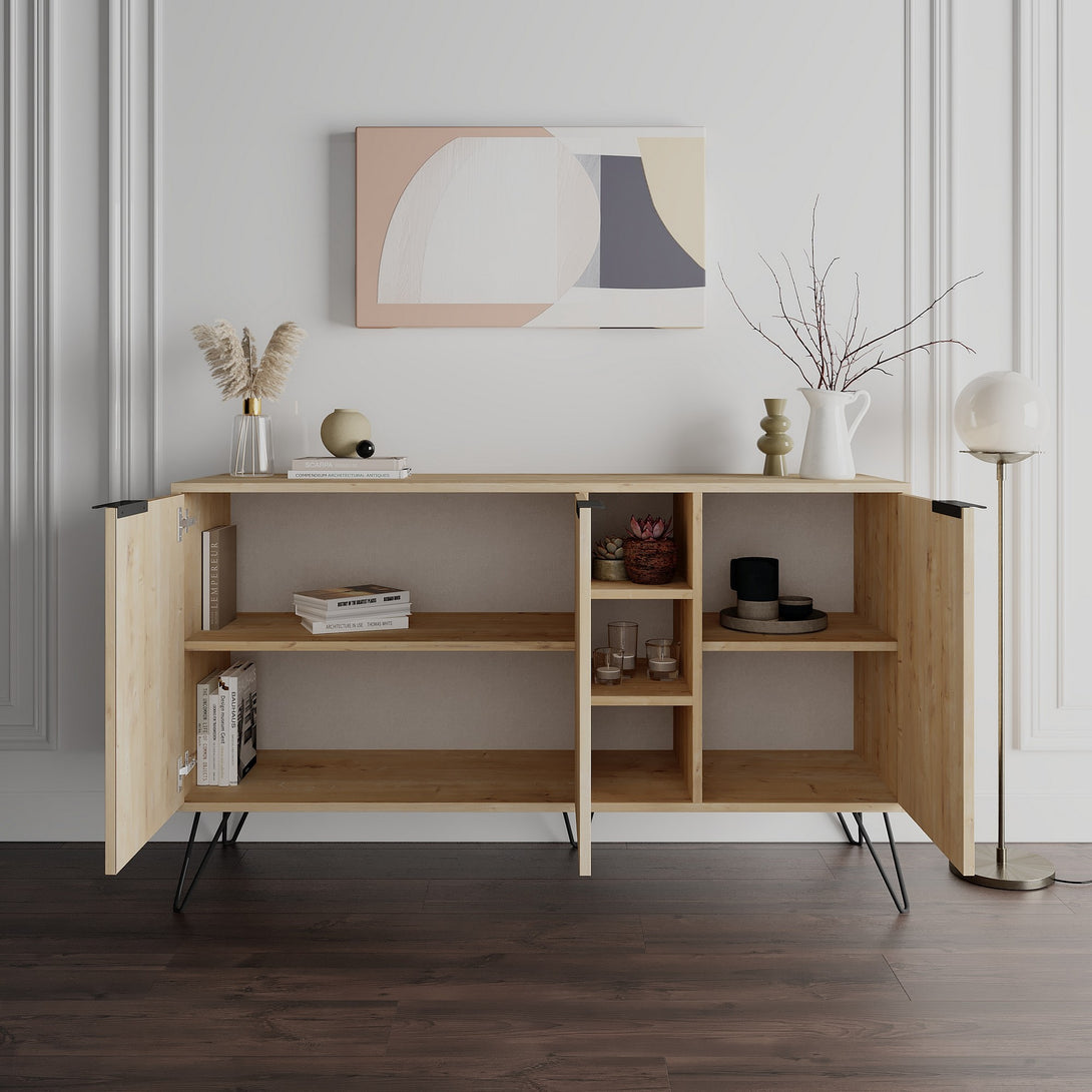 Konzolasztal Clara Console - Oak-Vashome.sk