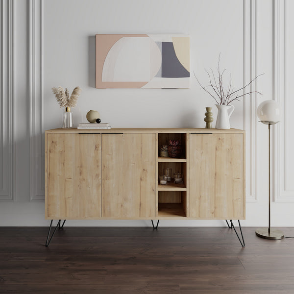 Konzolasztal Clara Console - Oak-Vashome.sk