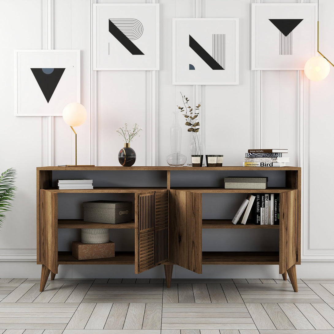 Konzolasztal Milan 160 - Walnut-Vashome.sk