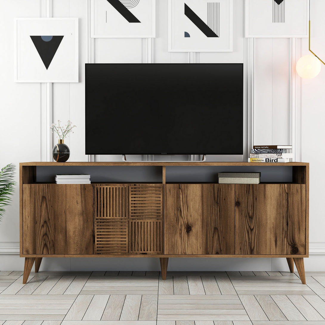 Konzolasztal Milan - Walnut-Vashome.sk