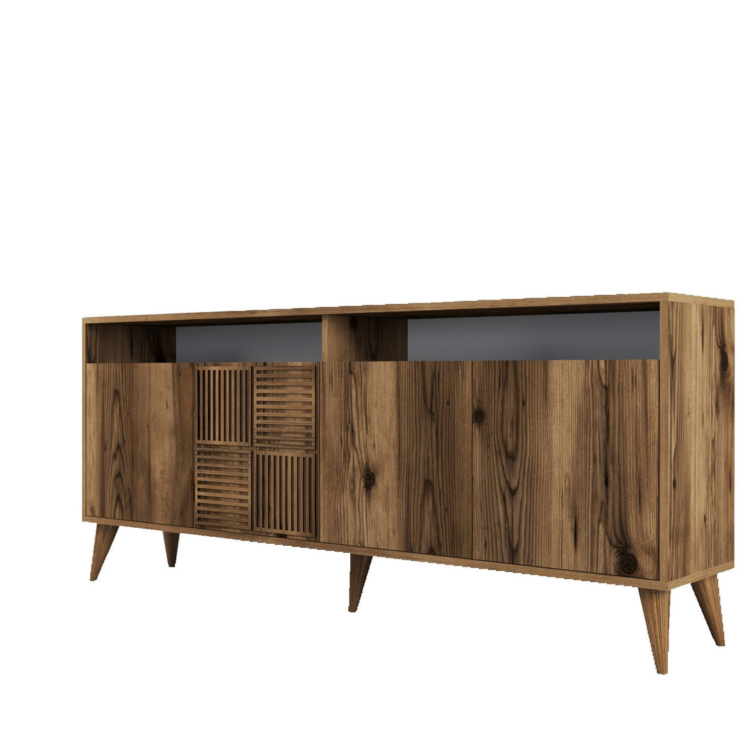 Konzolasztal Milan - Walnut-Vashome.sk