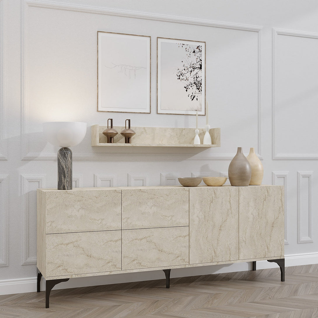 Konzolasztal Stella - Travertine-Vashome.sk