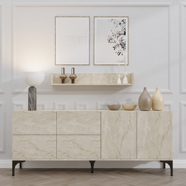 Konzolasztal Stella - Travertine-Vashome.sk