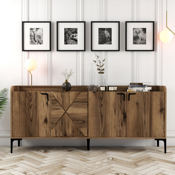 Konzolasztal Venedik - Walnut-Vashome.sk