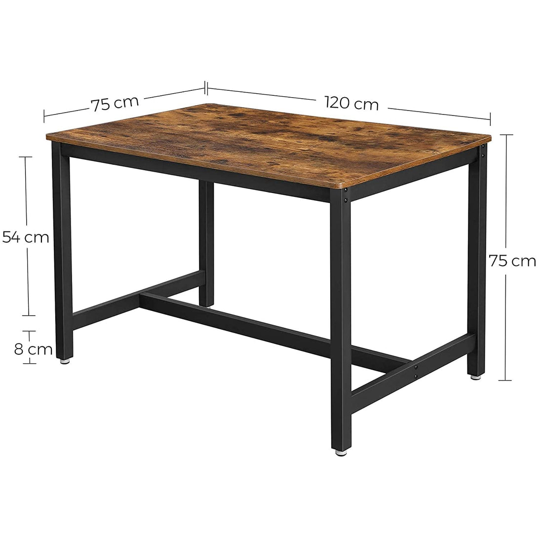 Kuchynský stôl, jedálenský stôl, 120 x 75 x 75 cm-Vashome.sk