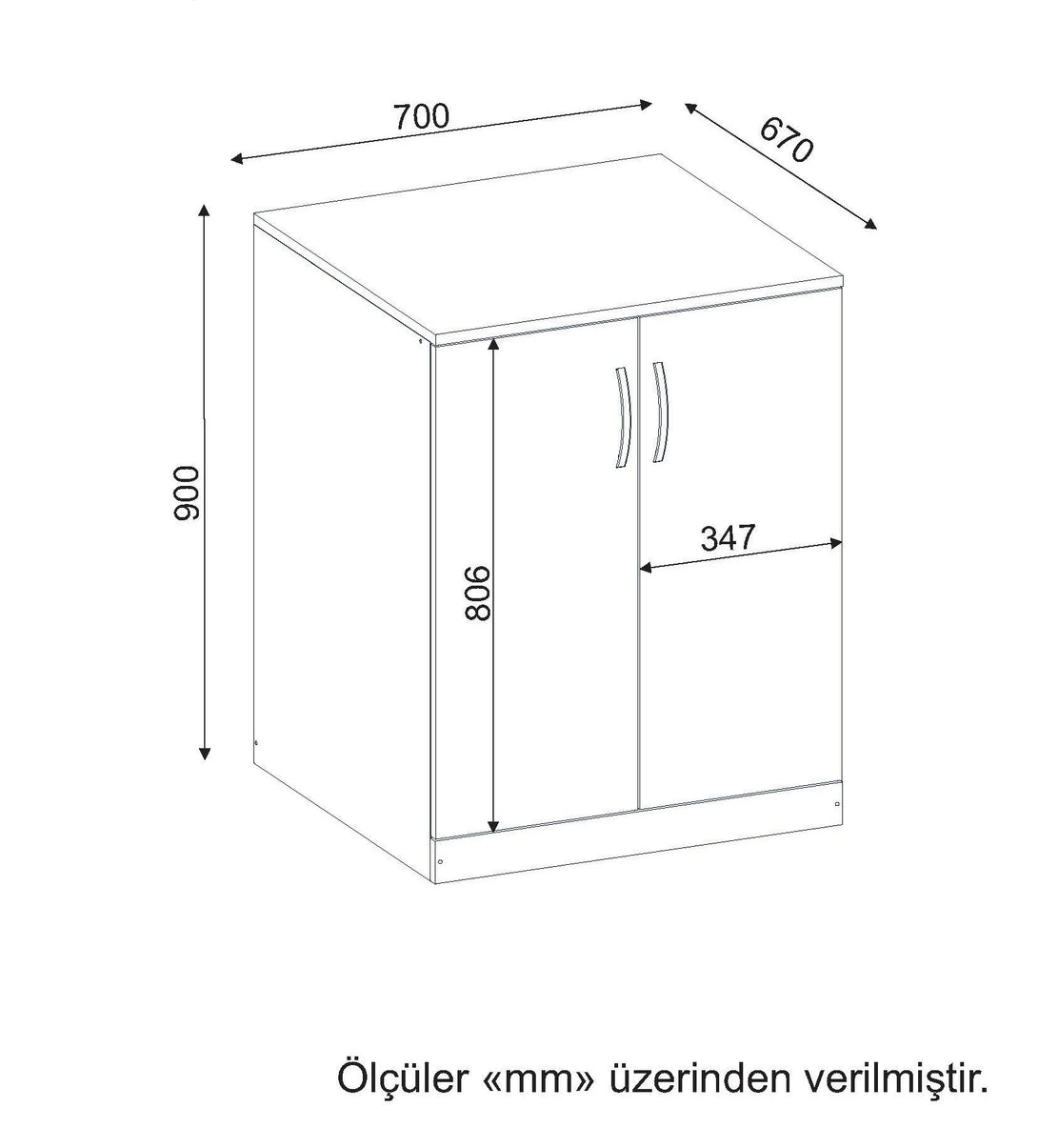 Fürdőszoba szekrény Benito Alt - White-Vashome.sk