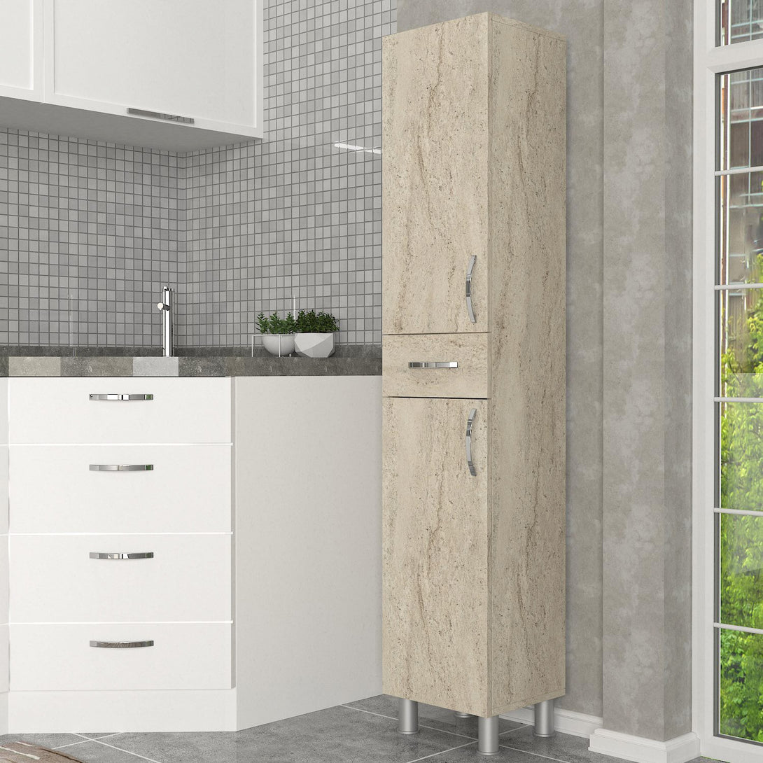 Fürdőszoba szekrény Selin 2 Doors 1 Drawer-Vashome.sk