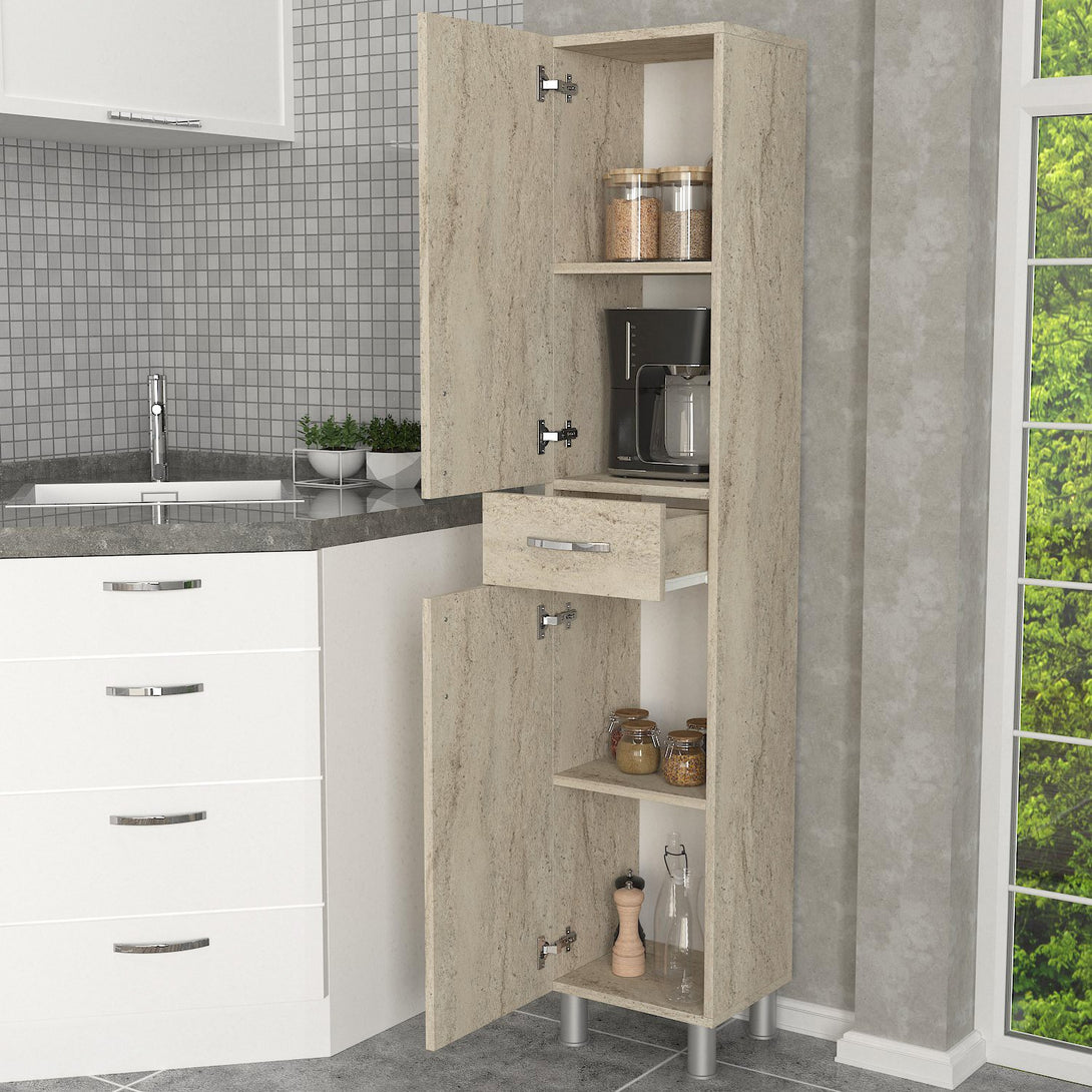Fürdőszoba szekrény Selin 2 Doors 1 Drawer-Vashome.sk