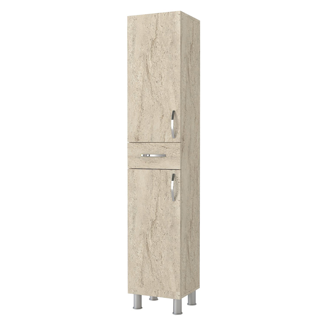 Fürdőszoba szekrény Selin 2 Doors 1 Drawer-Vashome.sk