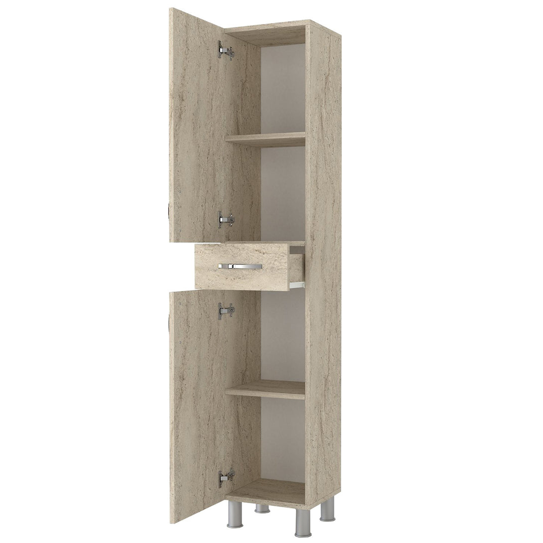 Fürdőszoba szekrény Selin 2 Doors 1 Drawer-Vashome.sk