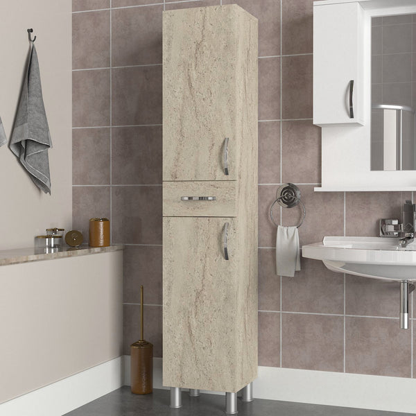 Fürdőszoba szekrény Selin 2 Doors 1 Drawer-Vashome.sk