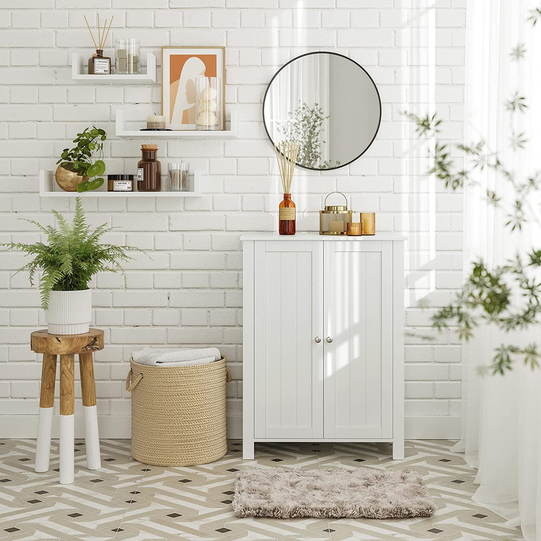 Kúpeľňová skrinka, botník 60 x 80 x 30 cm, biela-Vashome.sk