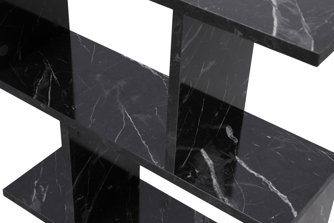 Kis asztal Life - Black, Marble-Vashome.sk