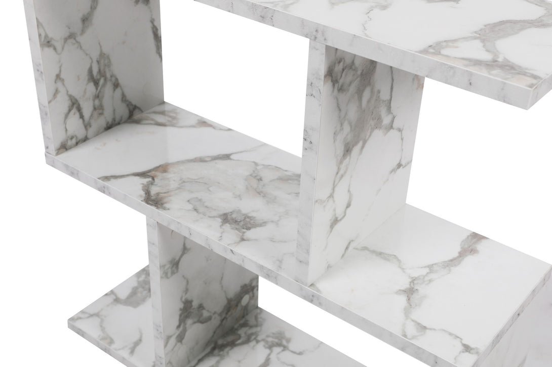 Kis asztal Life - White, Marble-Vashome.sk