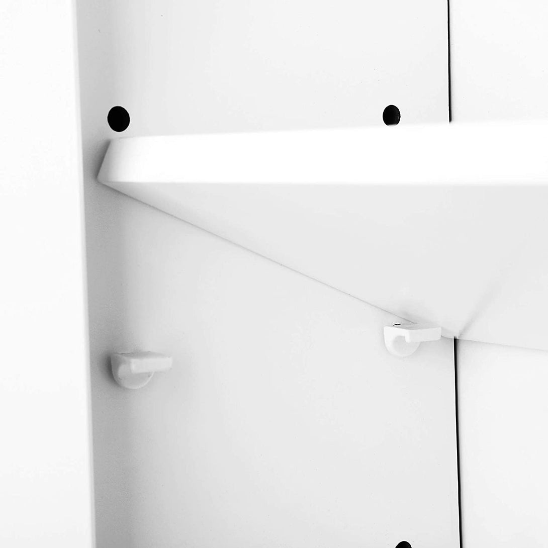 VASAGLE Nástenná kúpeľňová skrinka, lekárnička 40 x 16 x 60 cm, biela-Vashome.sk