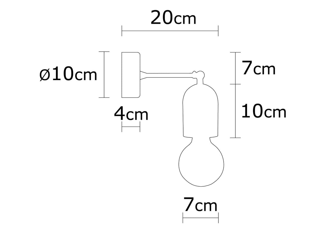 Nástenná lampa, Datca - N-934-Vashome.sk