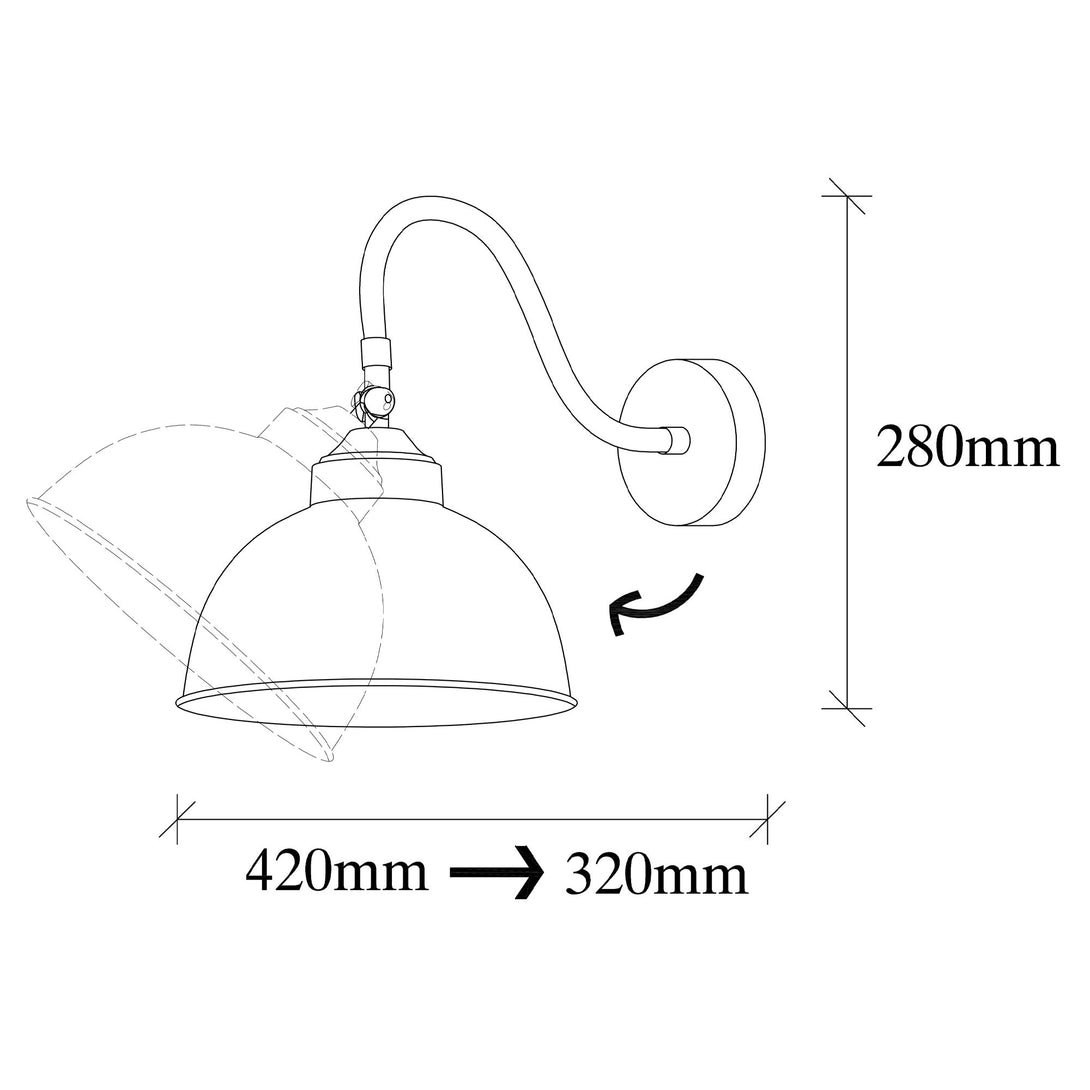 Nástenná lampa, Sağlam - 3742-Vashome.sk