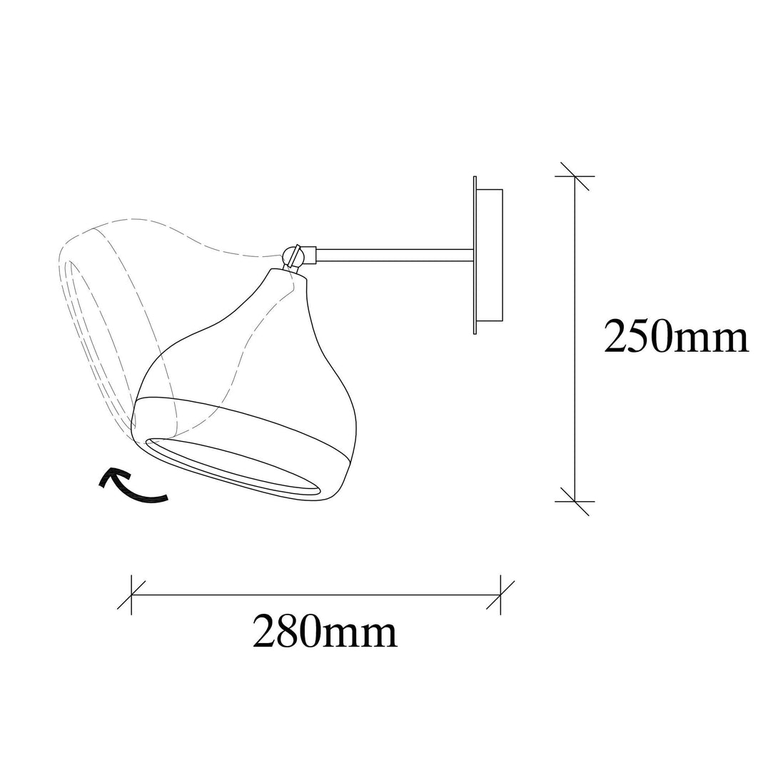 Nástenná lampa, Yıldo - 6901-Vashome.sk