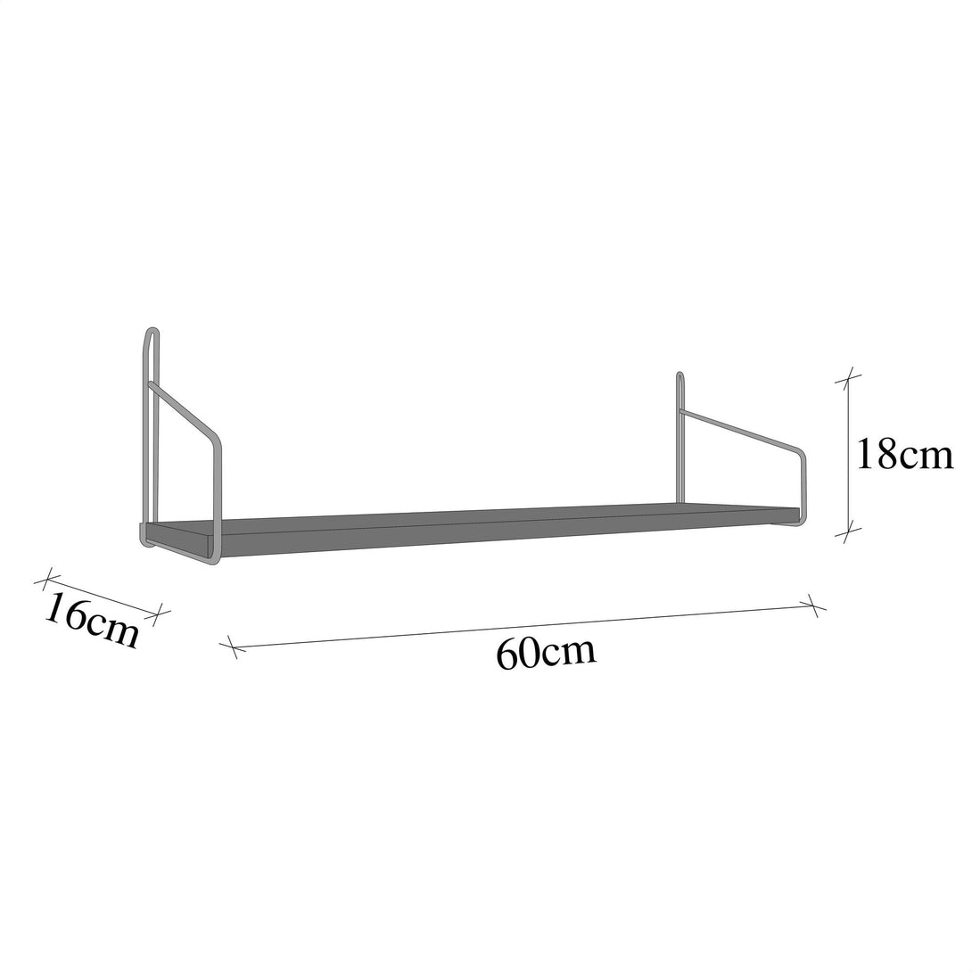 Fali polc Duvar Rafı 60 cm Extra-Vashome.sk