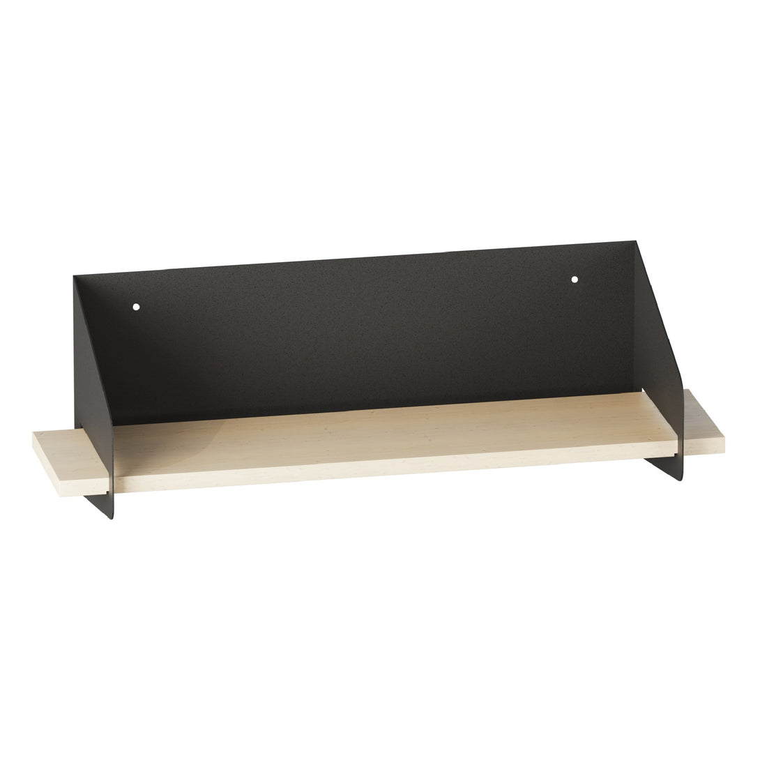 Fali polc Long Arm - Black-Vashome.sk