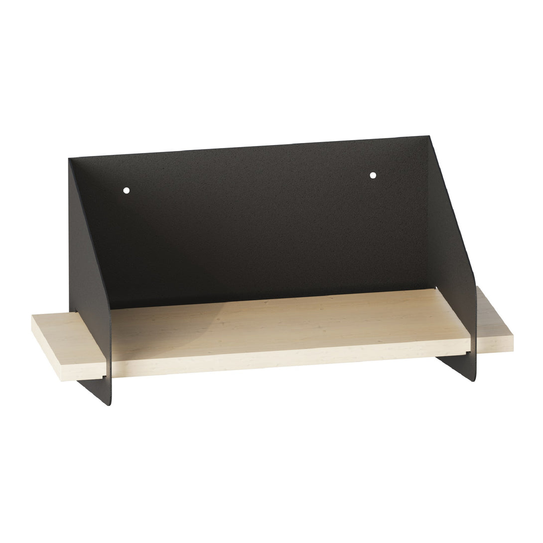 Fali polc Medıum Arm - Black-Vashome.sk