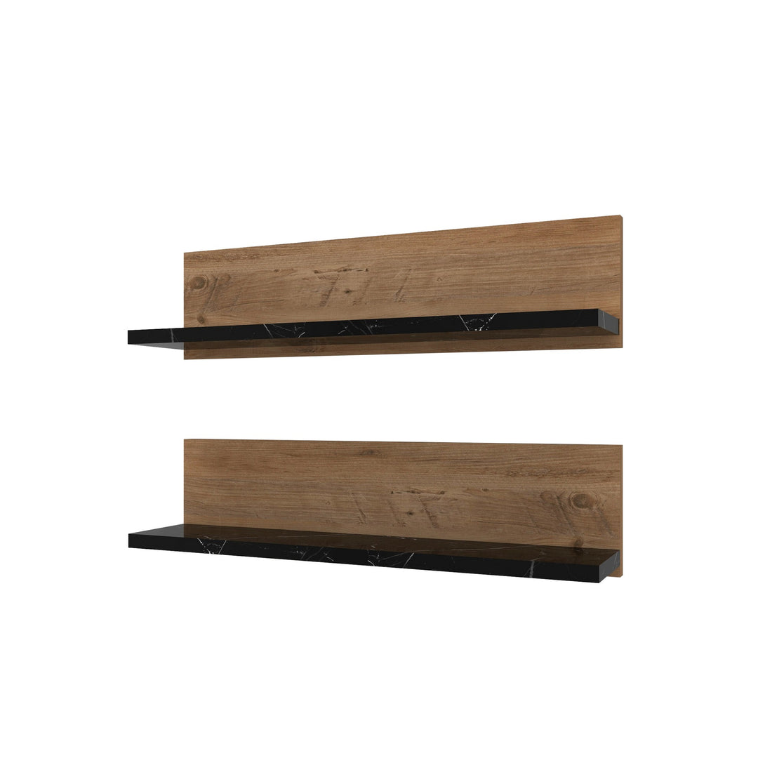 Fali polc Shelf - Black-Vashome.sk