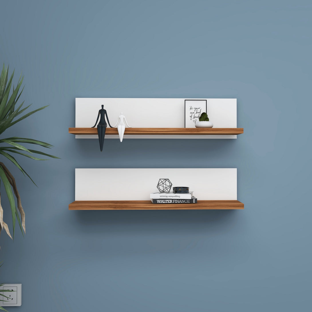 Fali polc Shelf - White-Vashome.sk