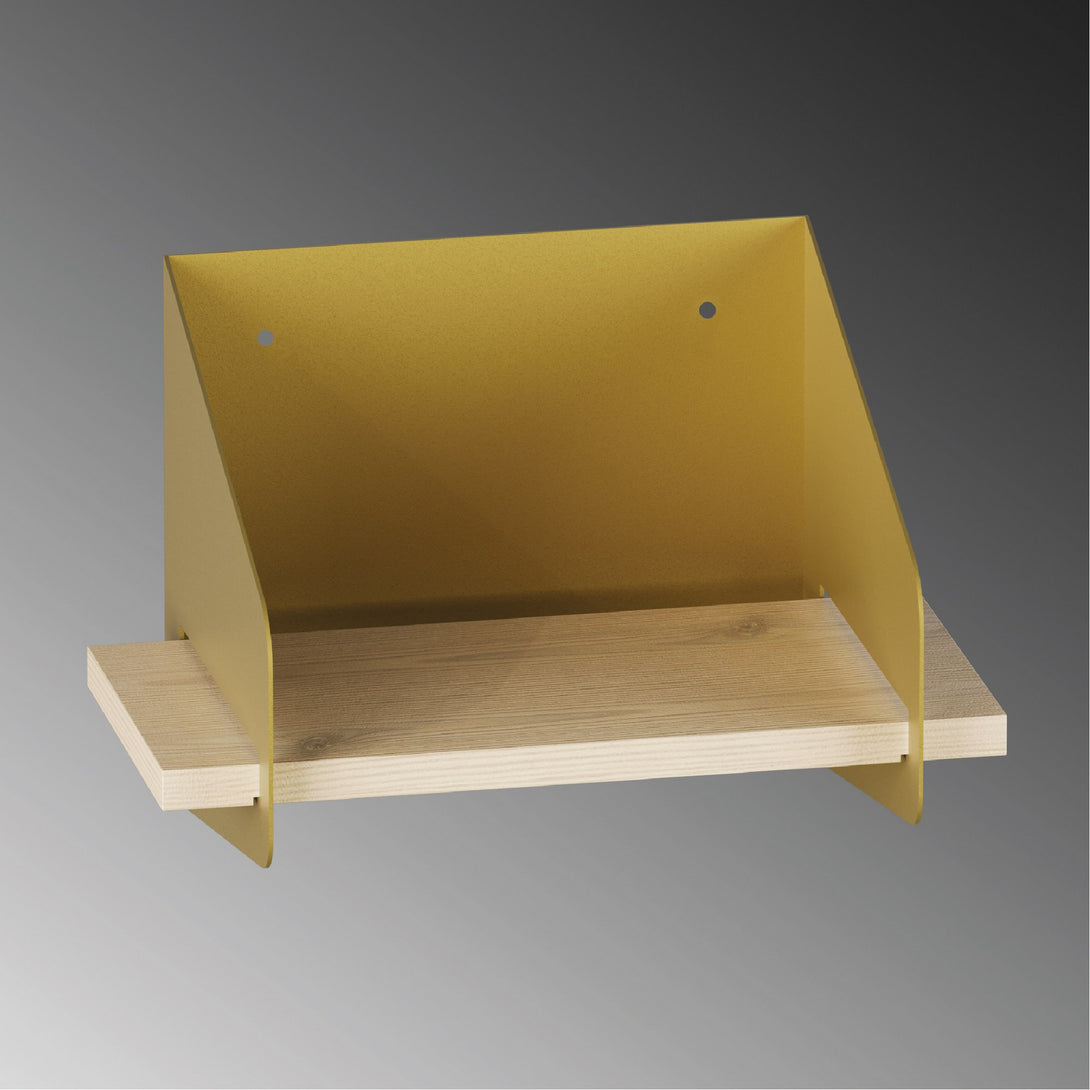 Fali polc Short Arm - Gold-Vashome.sk