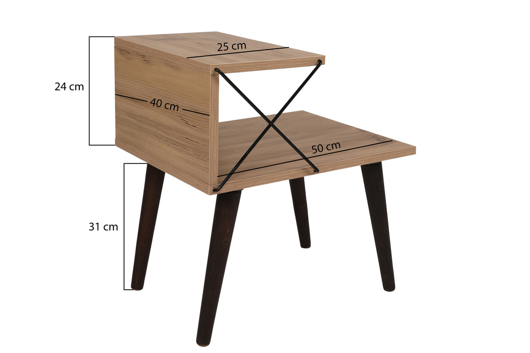 Nočný stôl Cross - Pine-Vashome.sk