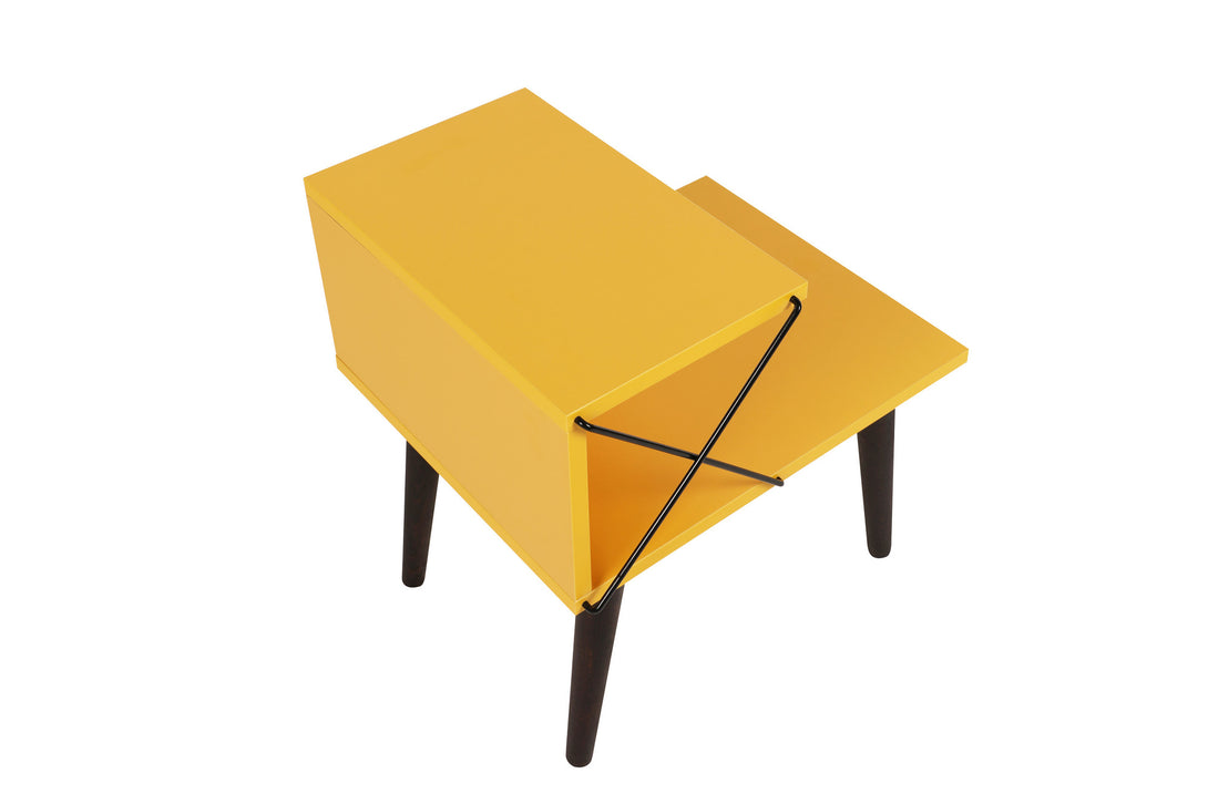 Nočný stôl Cross - Yellow-Vashome.sk
