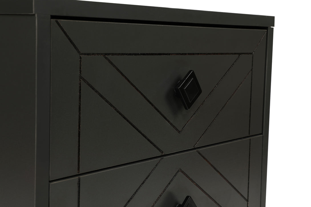Nočný stôl Luna - Anthracite-Vashome.sk