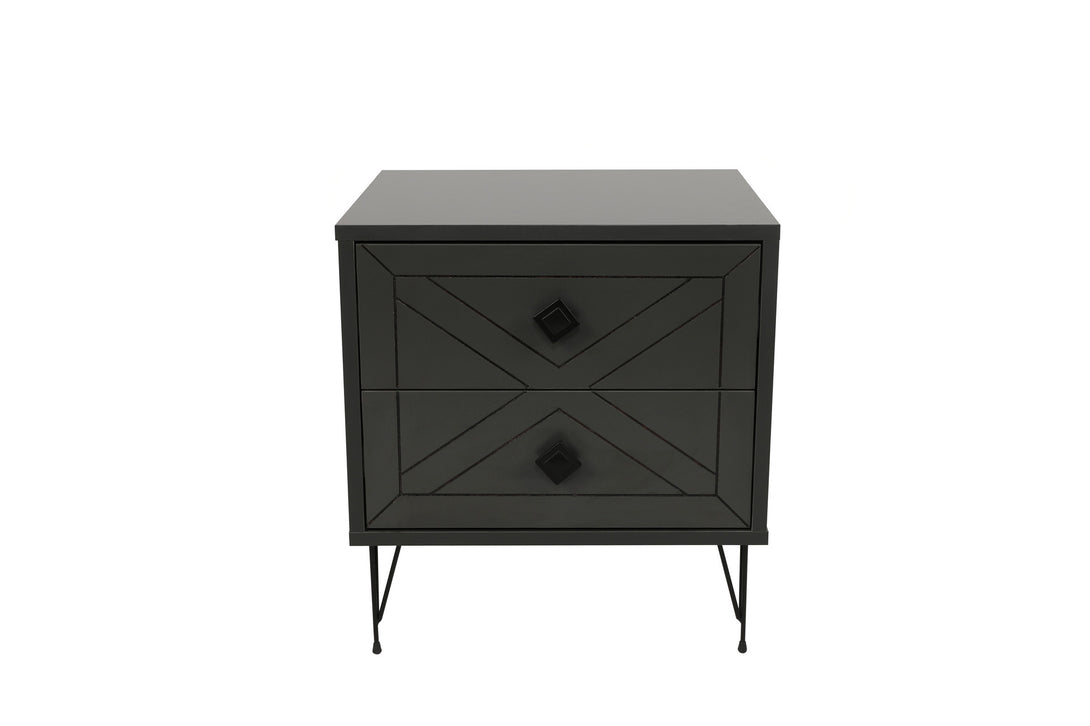 Nočný stôl Luna - Anthracite-Vashome.sk