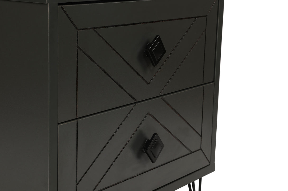 Nočný stôl Luna - Anthracite-Vashome.sk