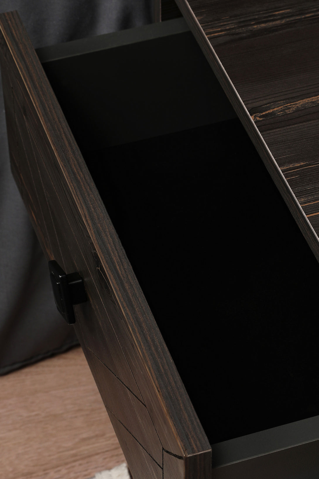 Nočný stôl Luna - Dark Brown-Vashome.sk